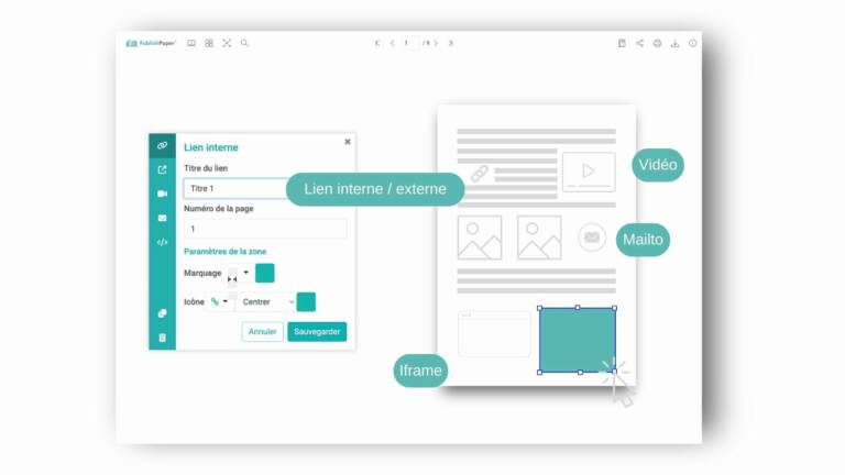 Publishpaper fonctionnalites - catalogue interactif